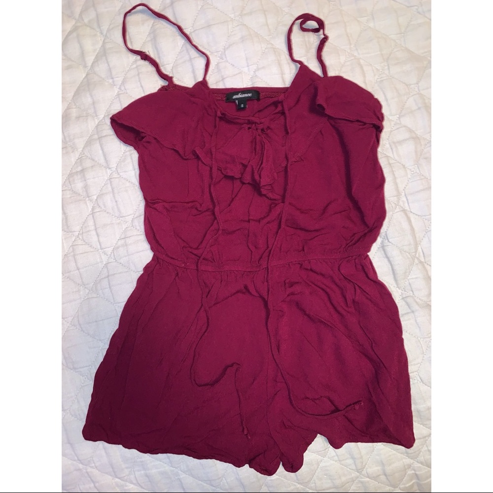 Small Red Romper